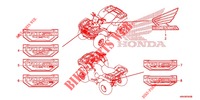 STICKERS for Honda FOURTRAX 520 FOREMAN 4X4 ES PS 2020