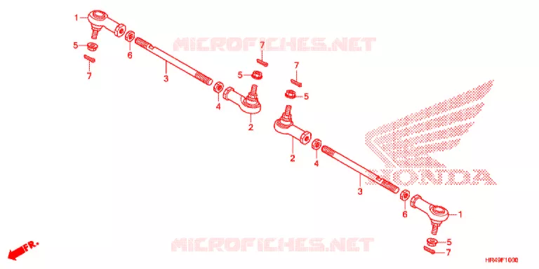 TIE ROD Honda ATV 520 FOURTRAX 2020  TRX520FE2L
